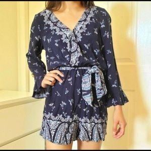 Scoop | Paisley Print Ruffle Romper Size XXL (20)